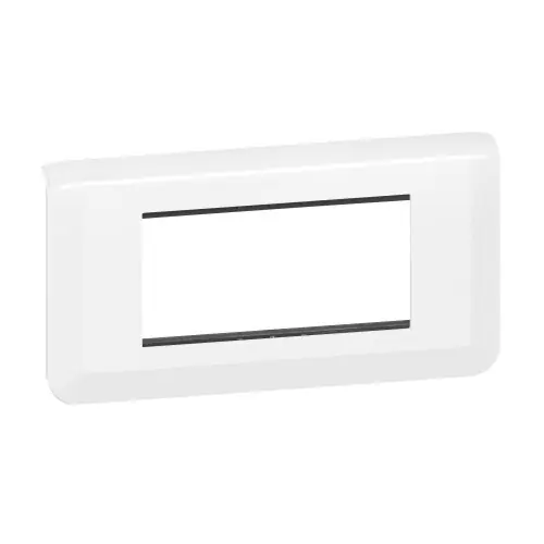 Support et plaque double Mosaic, LEGRAND, blanche - LEGRAND Populaire