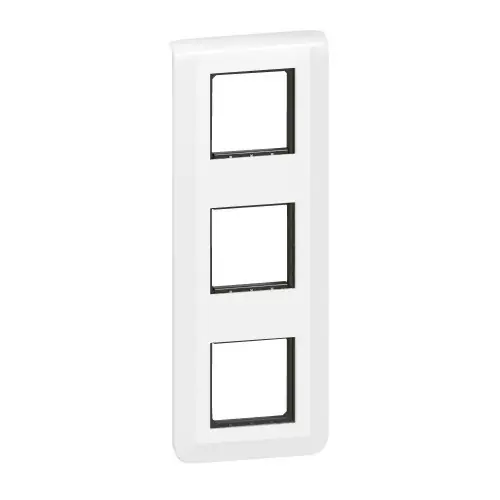 Usine Directe Support et plaque triple vertical Mosaic, LEGRAND, blanche - LEGRAND