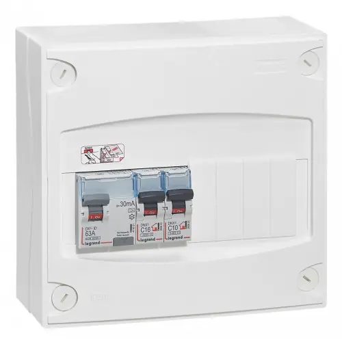 Tableau électrique équipé et précâblé LEGRAND 1 rangée 9 modules – LEGRAND Populaire
