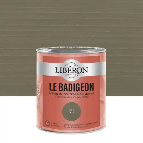 Meilleure Vente Badigeon LIBERON kaki grisé mat 0.75 l – LIBERON