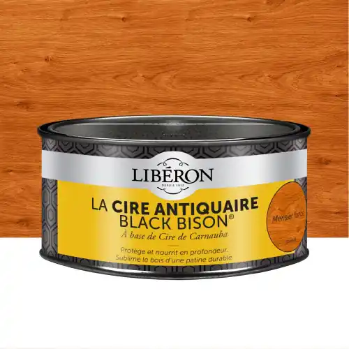 Jusqu&rsquo;à Épuisement Des Stocks Cire en pâte meuble et objets Cire black bison LIBERON, 0.5 l, merisier foncé – LIBERON