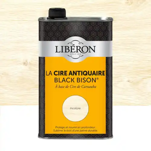 Commander Vite Cire liquide meuble et objets Antiquaire black bison® LIBERON, incolore 0.5 l - LIBERON