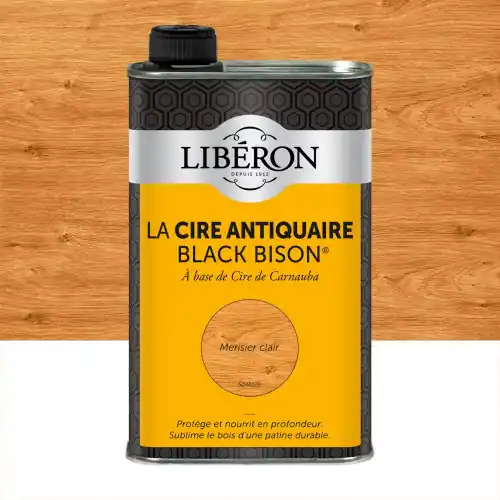 Cire liquide meuble et objets Antiquaire black bison® LIBERON, merisier clair 0. - LIBERON Bon Plan