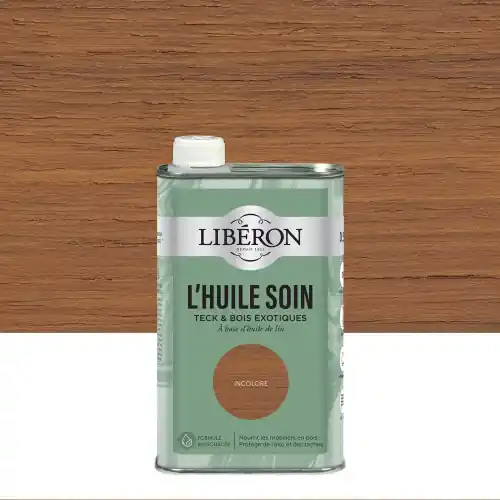 Huile bois intérieur meuble LIBÉRON, incolore mat, 0.5l – LIBERON Usine Directe