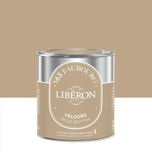 Retour Gratuit Peinture beige bottier multisupport 163 faubourg LIBÉRON velours 0.5 l - LIBERON