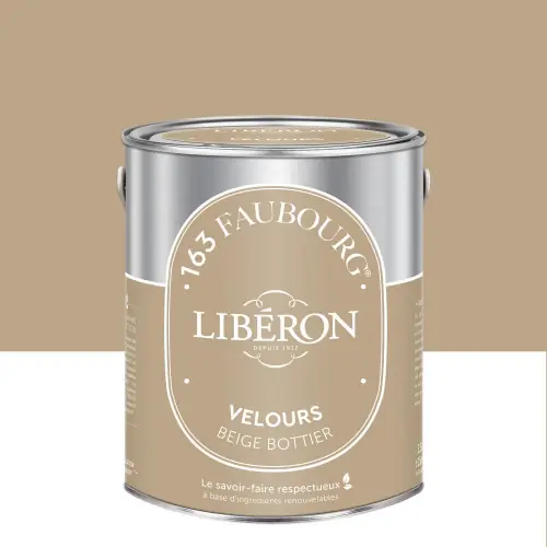 Commander Vite Peinture beige bottier multisupport 163 faubourg LIBÉRON velours 2.5 l - LIBERON