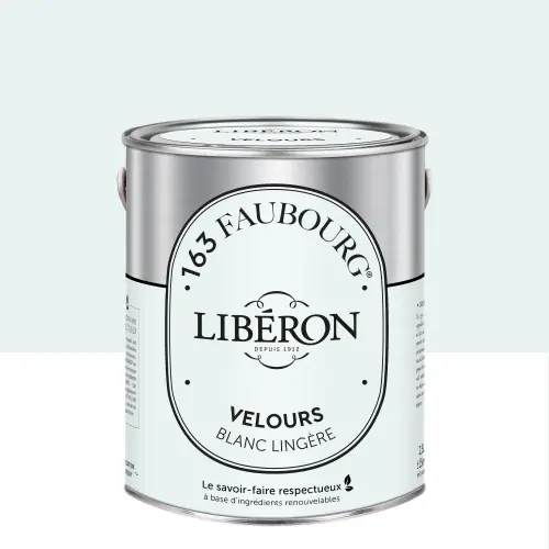 Nouvel Arrivage Peinture blanc lingère multisupport 163 faubourg LIBÉRON velours 2.5 l - LIBERON