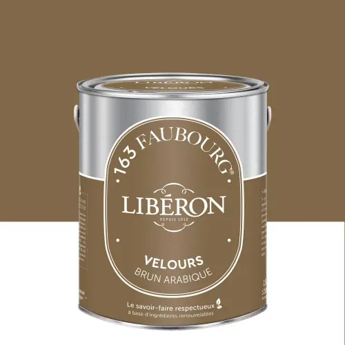 Produit De Marque Peinture brun arabique multisupport 163 faubourg LIBÉRON velours 2.5 l - LIBERON
