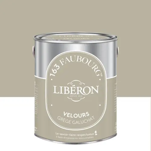 Peinture grège galuchat multisupport 163 faubourg LIBÉRON velours 2.5 l - LIBERON Dernier Modèle