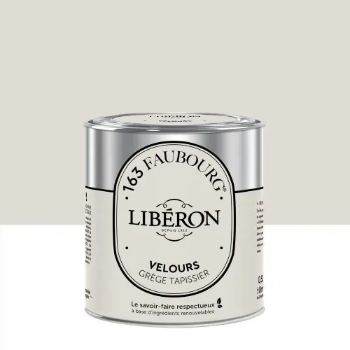 Commander Vite Peinture grège tapissier multisupport 163 faubourg LIBÉRON velours 0.5 l - LIBERON