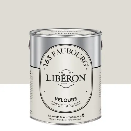 Peinture grège tapissier multisupport 163 faubourg LIBÉRON velours 2.5 l - LIBERON Réduction