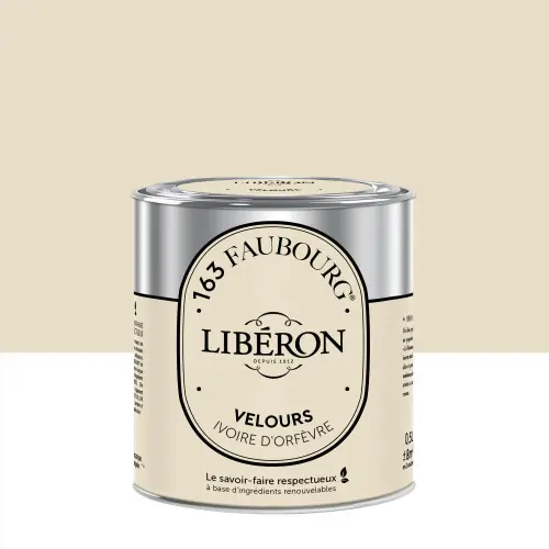 Peinture ivoire d‘orfèvre multisupport 163 faubourg LIBÉRON velours 0.5 l - LIBERON Bon Marché