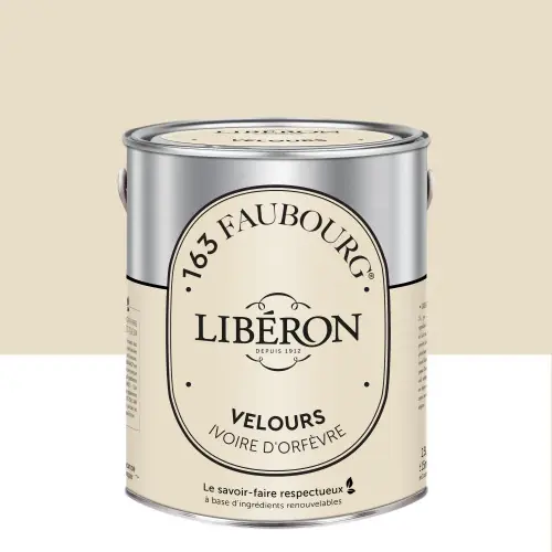 Peinture ivoire d‘orfèvre multisupport 163 faubourg LIBÉRON velours 2.5 l - LIBERON Offre Du Jour