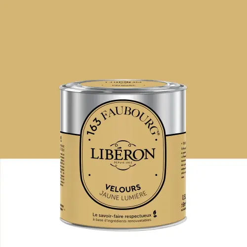 Offre Limitée Peinture jaune lumière multisupport 163 faubourg LIBÉRON velours 0.5 l - LIBERON