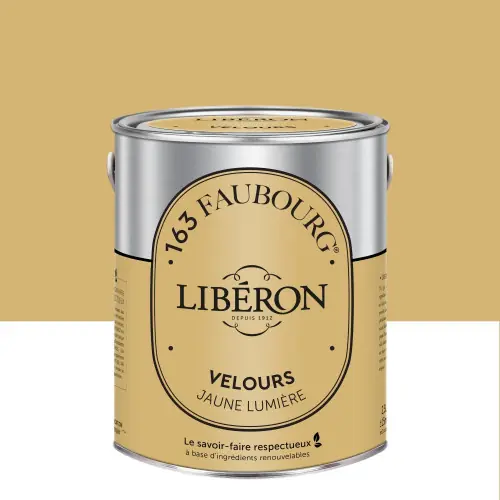 Nouvelle Collection Peinture jaune lumière multisupport 163 faubourg LIBÉRON velours 2.5 l – LIBERON
