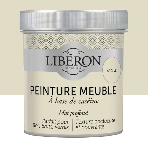 Peinture meuble et boiserie Caséine LIBERON argile mat 0.5 l - LIBERON Commander Vite