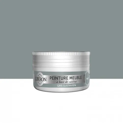 Peinture meuble et boiserie Caséine LIBERON gris gustavien mat 75 ml - LIBERON Meilleur Choix