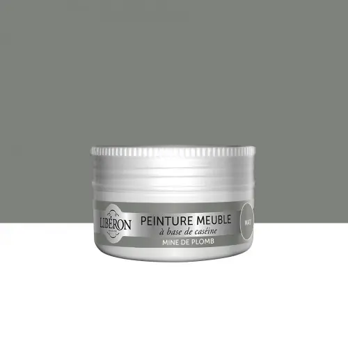 Petit Prix Peinture meuble et boiserie Caséine LIBERON mine de plomb mat 75 ml - LIBERON