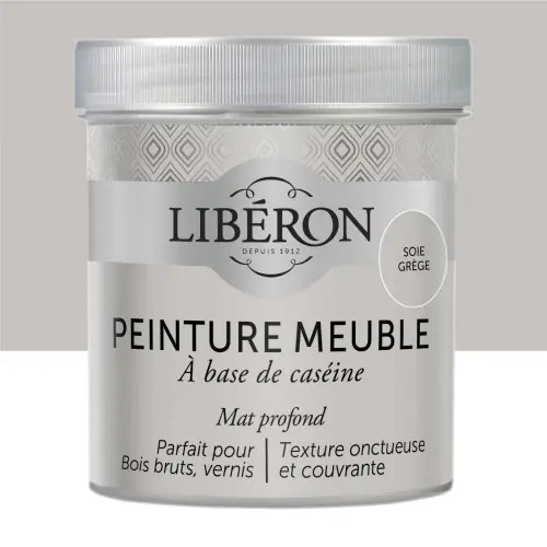 Remise Peinture meuble et boiserie Caséine LIBERON soie grège mat 0.5 l - LIBERON
