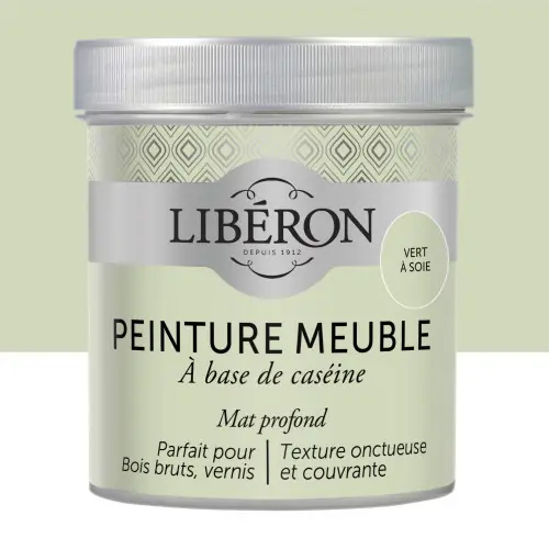 Peinture meuble et boiserie Caséine LIBERON vert à soie mat 0.5 l - LIBERON Commander Maintenant