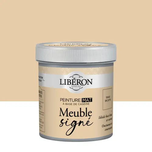 Prix Cassé Peinture meuble et boiserie Caséine LIBÉRON toile de jute mat 0.5L - LIBERON