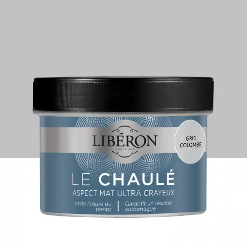 Peinture meuble et boiserie Effet chaulé LIBERON gris colombe Chaulé mat 250 ml - LIBERON Petit Prix