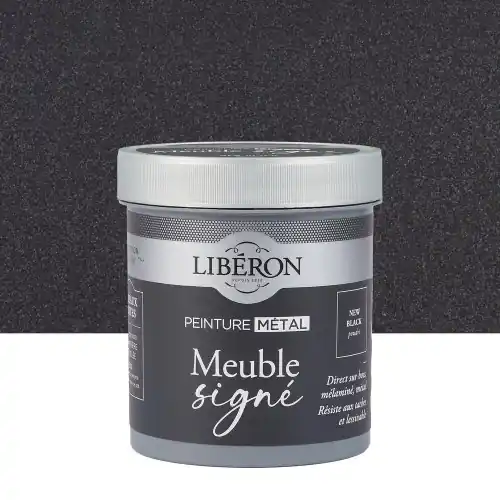Peinture meuble et boiserie Meuble signé LIBÉRON new black poudré métallisé 0.5L - LIBERON Meilleur Choix