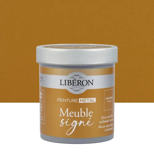 Peinture meuble et boiserie Meuble signé LIBÉRON or jaune brillant 0.5L - LIBERON Usine Directe