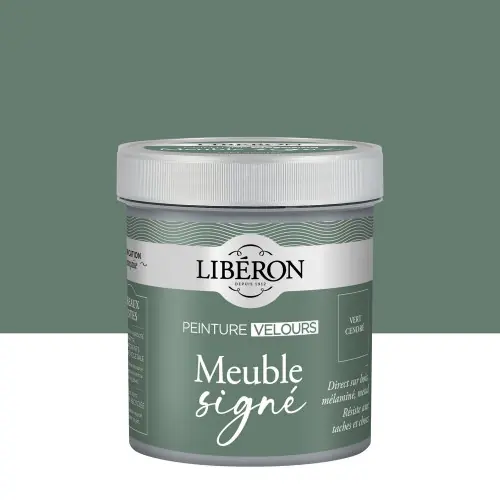 Vente Directe Peinture meuble et boiserie Meuble signé LIBÉRON vert cendré velours 0.5L – LIBERON