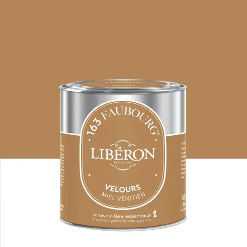 Peinture miel vénitien multisupport 163 faubourg LIBÉRON velours 0.5 l - LIBERON Offre Exclusive