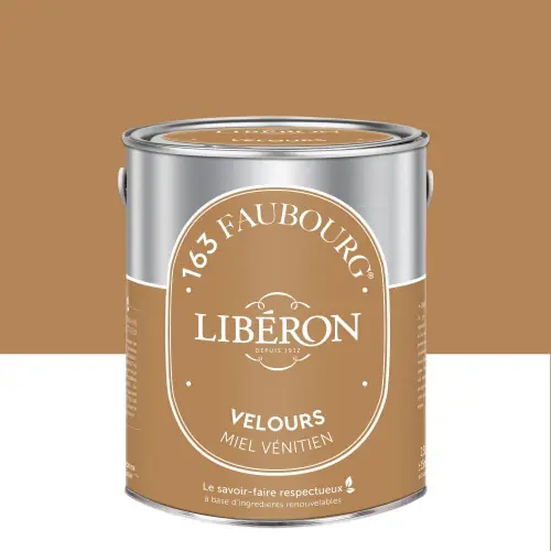 Peinture miel vénitien multisupport 163 faubourg LIBÉRON velours 2.5 l - LIBERON Dernier Modèle