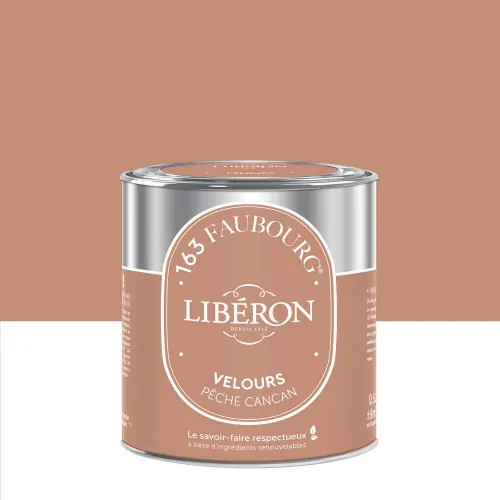 Peinture pêche cancan multisupport 163 faubourg LIBÉRON velours 0.5 l - LIBERON Offre Exclusive