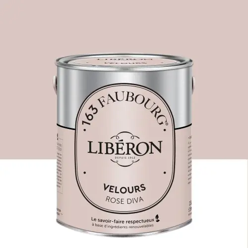 Peinture rose diva multisupport 163 faubourg LIBÉRON velours 2.5 l - LIBERON Offre Exclusive