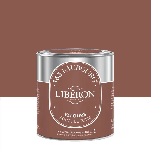 Marque Peinture rouge de terre multisupport 163 faubourg LIBÉRON velours 0.5 l - LIBERON