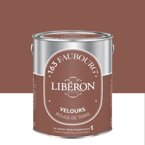 Peinture rouge de terre multisupport 163 faubourg LIBÉRON velours 2.5 l - LIBERON Offre Spéciale