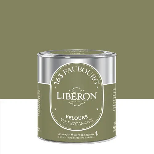 Peinture vert botanique multisupport 163 faubourg LIBÉRON velours 0.5 l - LIBERON Acheter Direct