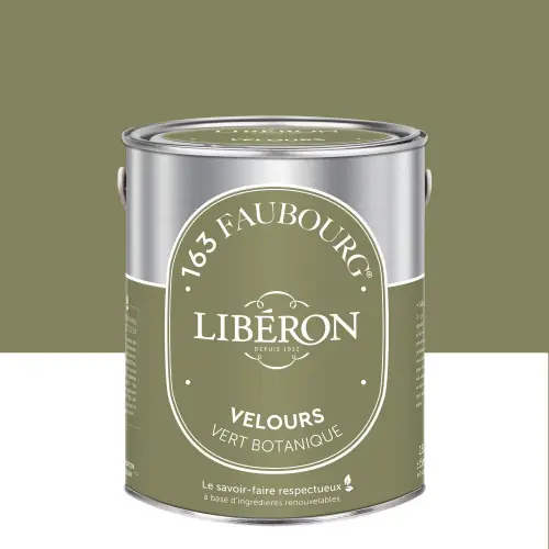 Peinture vert botanique multisupport 163 faubourg LIBÉRON velours 2.5 l - LIBERON Expédié Aujourd'hui