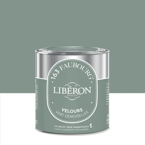 Peinture vert demoiselles multisupport 163 faubourg LIBÉRON velours 0.5 l - LIBERON Paiement Sécurisé