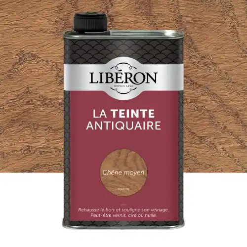 Teinte Antiquaire bois durs LIBERON, 0.5 l, chêne moyen - LIBERON Prix Promo
