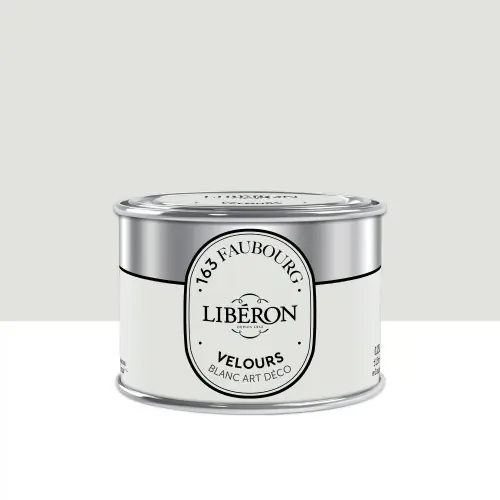 Meilleur Choix Testeur peinture blanc art déco velours 163 faubourg LIBÉRON 125 ml - LIBERON