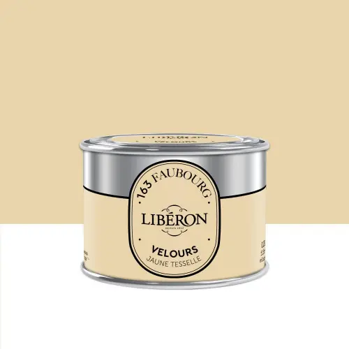 Meilleure Vente Testeur peinture jaune tesselle velours 163 faubourg LIBÉRON 125 ml - LIBERON