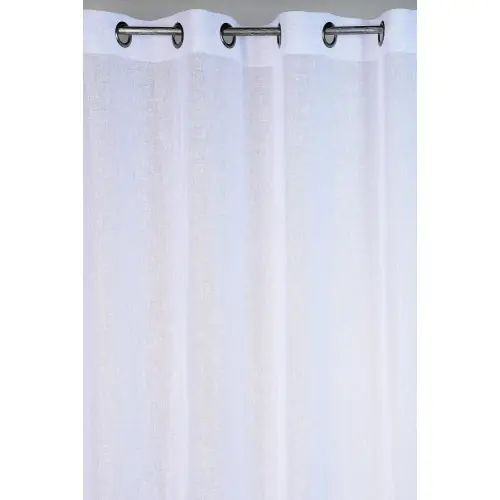 Bon Plan Voilage tamisant Kaolin blanc l.150 x H.240 cm – LINDER