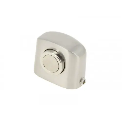 Bon Marché Butée de porte aimanté CHRISLIGNE zamak nickelé, L.3.3 x H.3.7 x l.4.3 cm – LINEA BERTOMANI