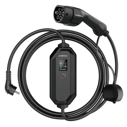 Chargeur de voiture portable 16A/Type2, 3.7KW, câble 7 mètres – Link2home Vente Flash