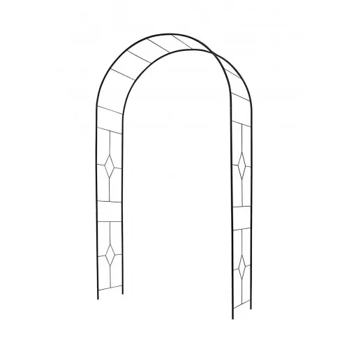 Arche Basics tube rond 16 Vitrail – 130x40x250 cm – noir – Louis Moulin Bon Plan