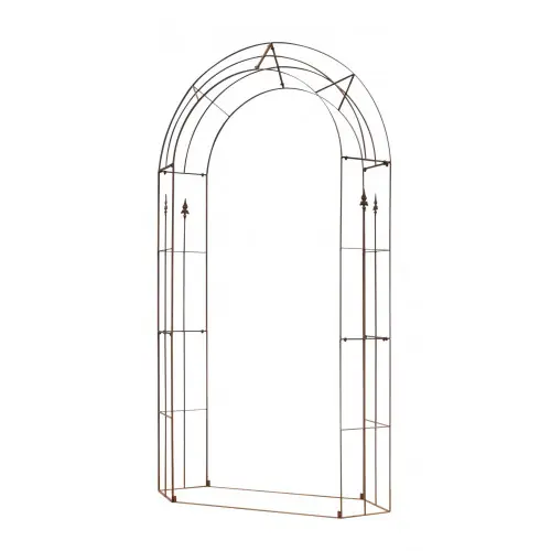 Dernier Modèle Arche Fleur de lys- 130x240x40 cm – rouille – Louis Moulin