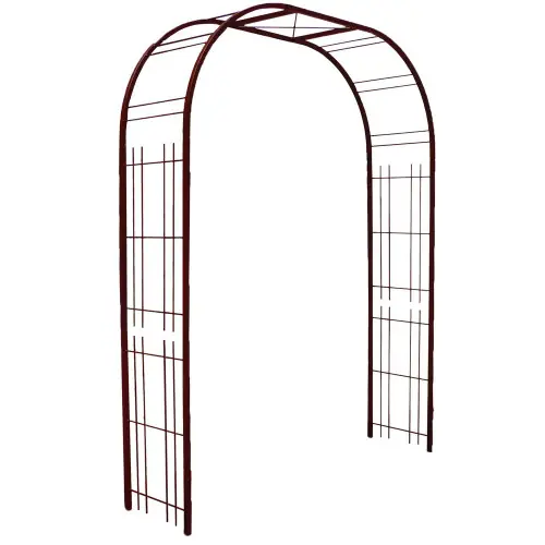 Arche premium tube CAR25 treillage fer vieilli – 195x50x250 cm – Acier époxy – Louis Moulin Remise