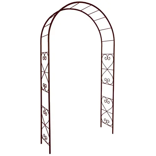 Jusqu&rsquo;à Épuisement Des Stocks Arche tube ROND20 romantique fer vieilli – 130x40x250 cm – Acier époxy – Louis Moulin