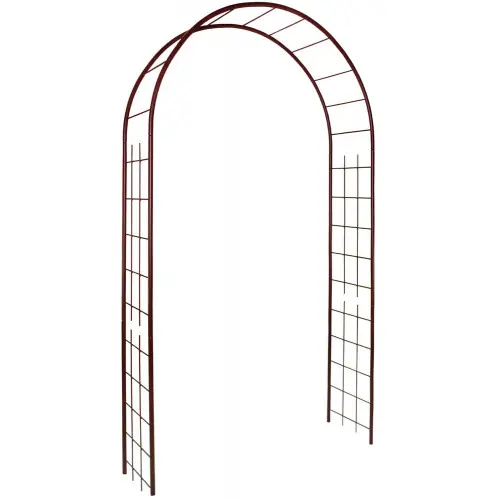 Arche tube ROND20 treillage fer vieilli – 130x40x250 cm – Acier époxy – Louis Moulin Dernier Modèle