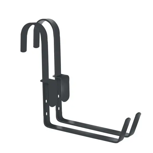 Commander Maintenant Lot de 2 supports crochet pour jardinière anthracite – 18 cm – Acier époxy – Louis Moulin